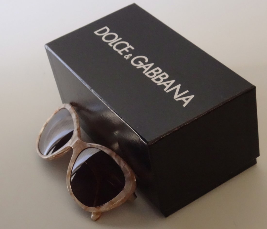 DOLCE GABBANA Authentic MOP Pattern Sunglasses (1 of 8)