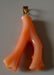 Vintage Coral Branch Shaped Pendant - 6