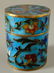 Cylinder Cloisonne Box