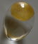 Italian Murano Art Glass Egg Paper Weight Gold Flecks - 3