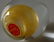 Italian Murano Art Glass Egg Paper Weight Gold Flecks - 6