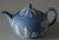 Large Wedgwood Blue Jasper Teapot