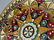 Vintage Russian Enamel Roundel Wall Plaque - 2