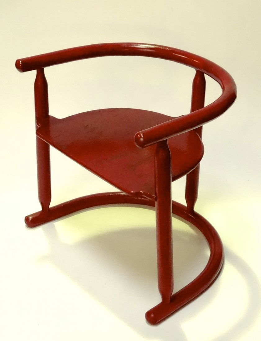 Mid Century Scandinavian Design Child Chair Painted Fir (1 of 6)