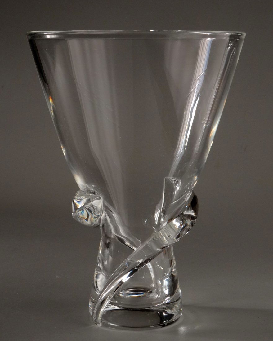 Vintage Steuben Crystal Donald Pollard Vase (1 of 7)
