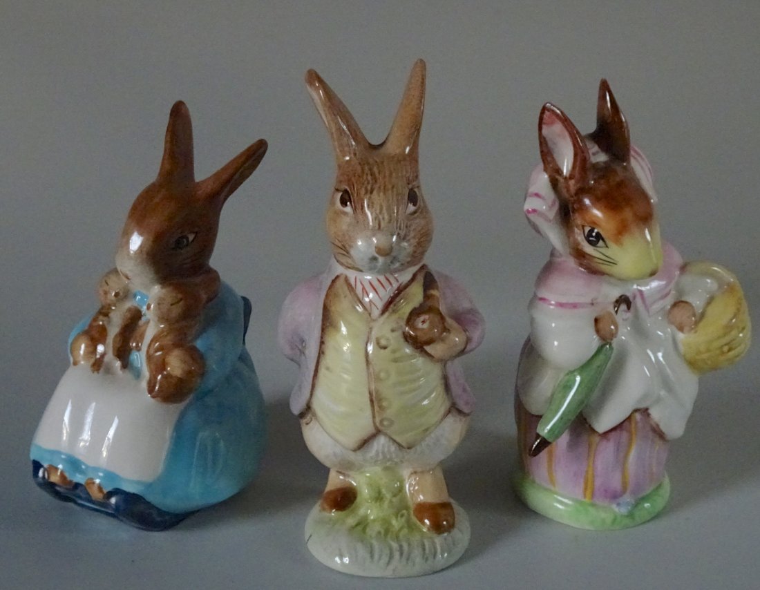 Beswick Figurines Beatrix Potter Rabbit Characters Lot (1 of 6)