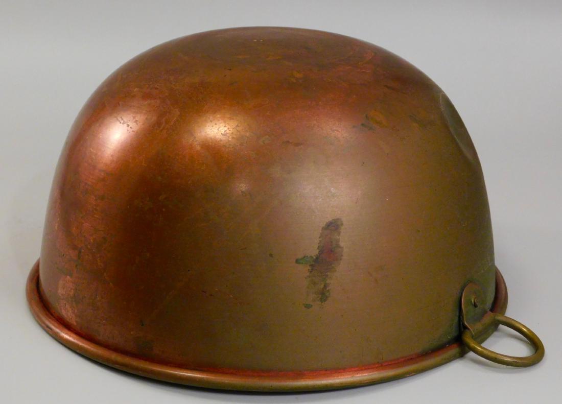 Antique Kitchen Large Copper Mixing Bowl (1 of 4)