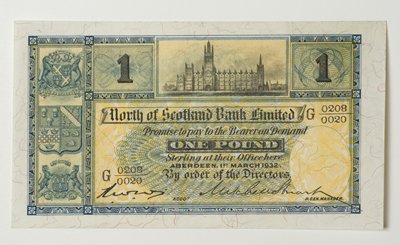 North of Scotland Bank, pound