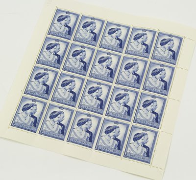 George VI, 1948, £1 RSW sheet (20)