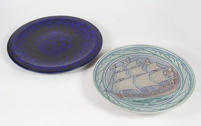Royal Lancastrian wall plates (2)
