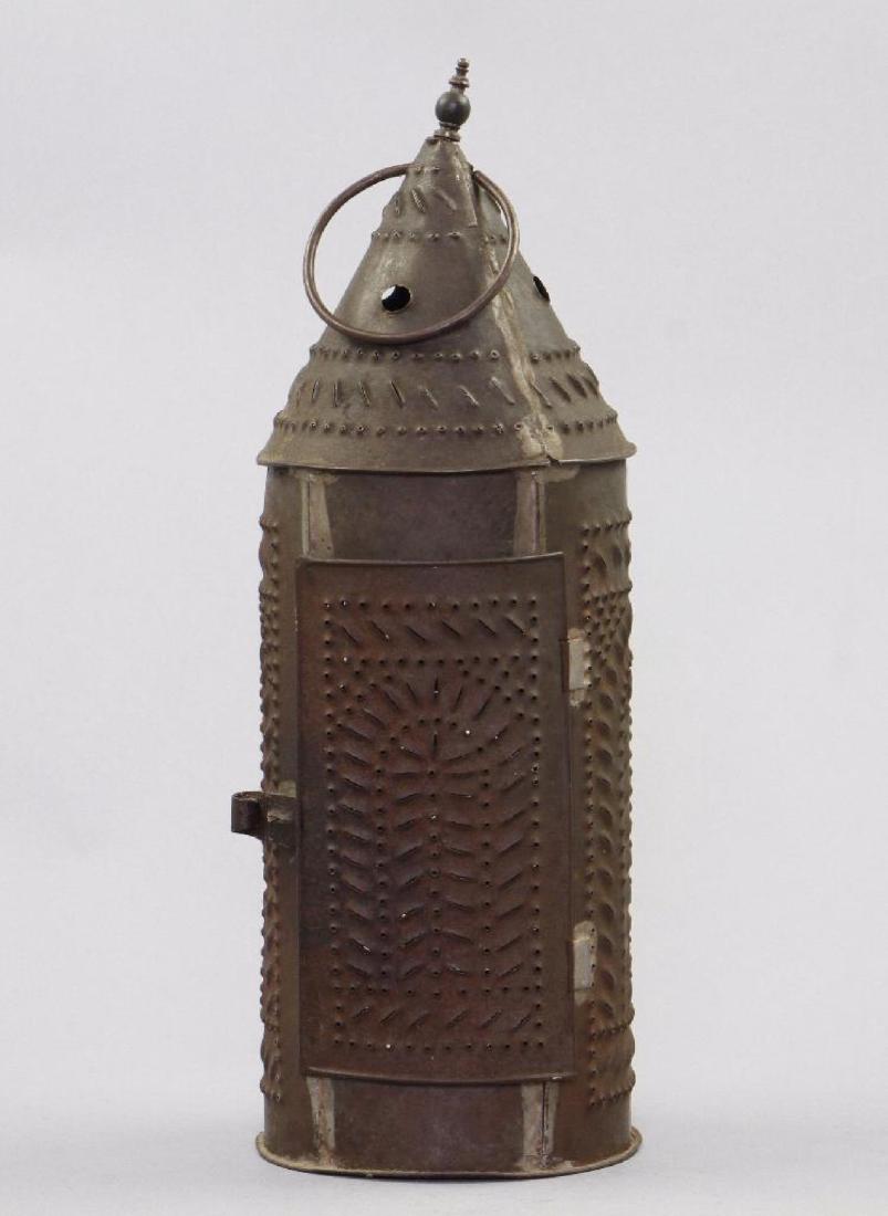 PUNCHED TIN LANTERN (1 of 4)