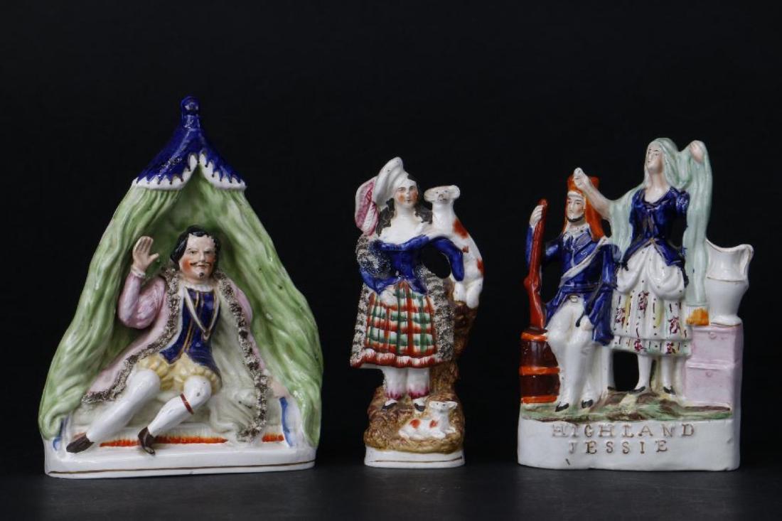 STAFFORDSHIRE DAVID GARRICK, HIGHLAND JESSIE & LASS (1 of 3)