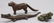 CROCODILE & DOG CAST IRON NUT CRACKERS & FROG DOOR STOP - 3