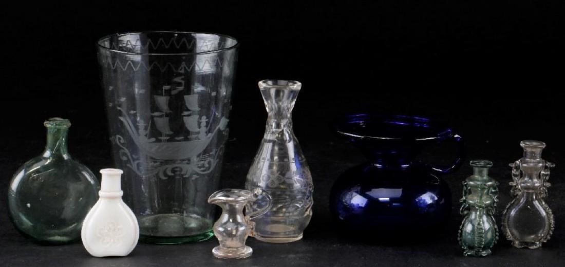 8 PIECES AMERICAN & EUROPEAN GLASS (1 of 2)