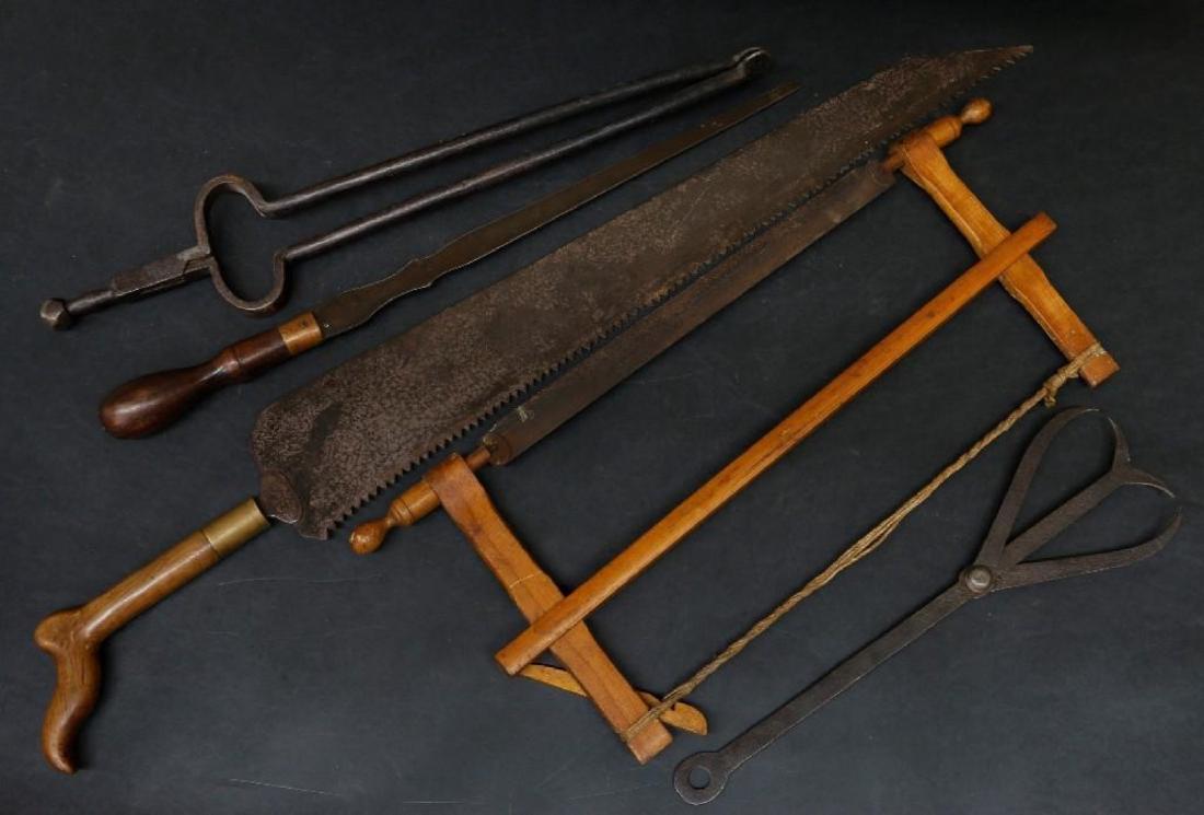 2 SAWS & 3 OTHER VINTAGE TOOLS (1 of 2)