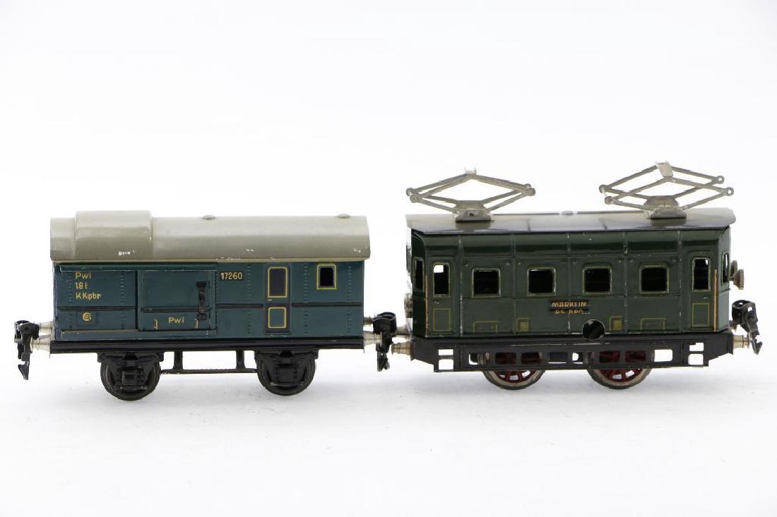Marklin 0 Gauge Locomotive and Baggage Car (1 of 5)
