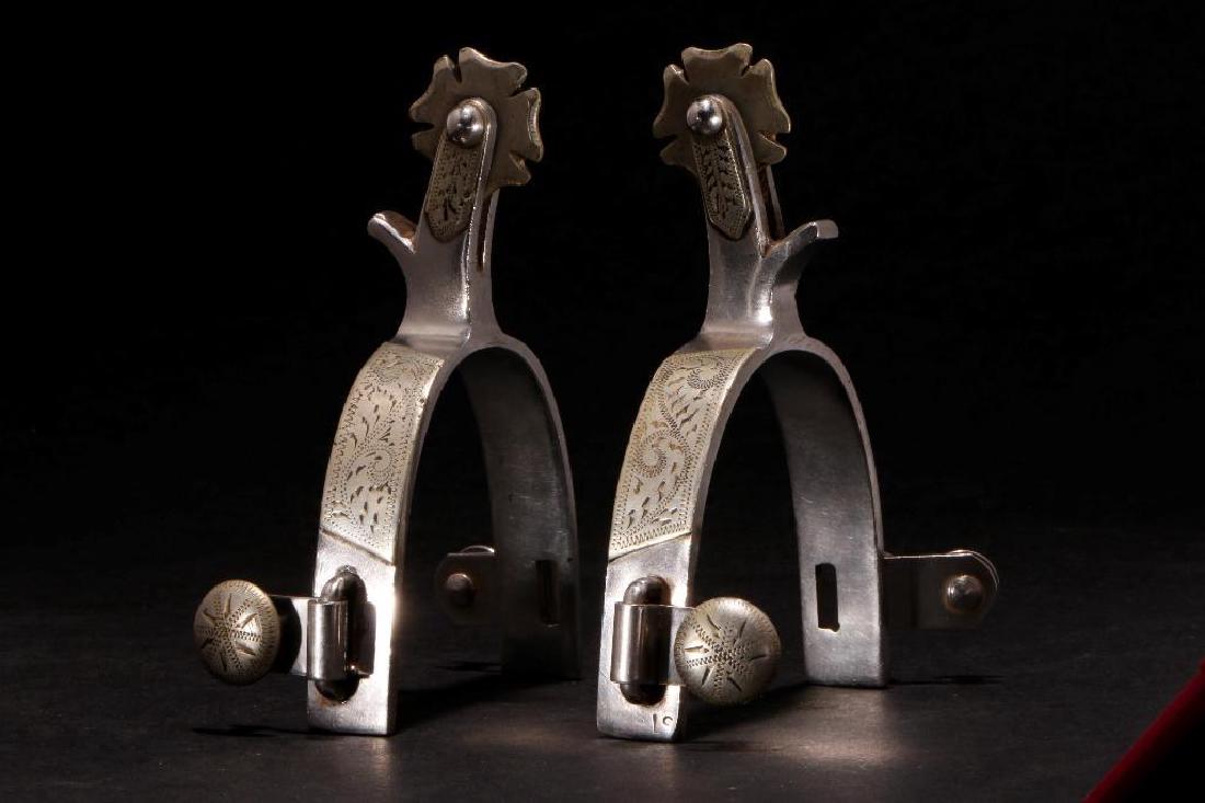 PAIR OF MEXICAN SPURS: Southwest Vintage Pawn, Mexic