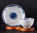 WORCESTER CHRYSANTHEMUM PATTERN TEABOWL & SAUCER