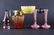 6 PIECES VICTORIAN COLORED GLASS - 2