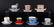7 EUROPEAN PORCELAIN INDIVIDUAL CUPS & SAUCERS