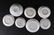 7 EUROPEAN PORCELAIN INDIVIDUAL CUPS & SAUCERS - 7