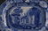STAFFORDSHIRE BLUE & WHITE LARGE PLATTER - 3