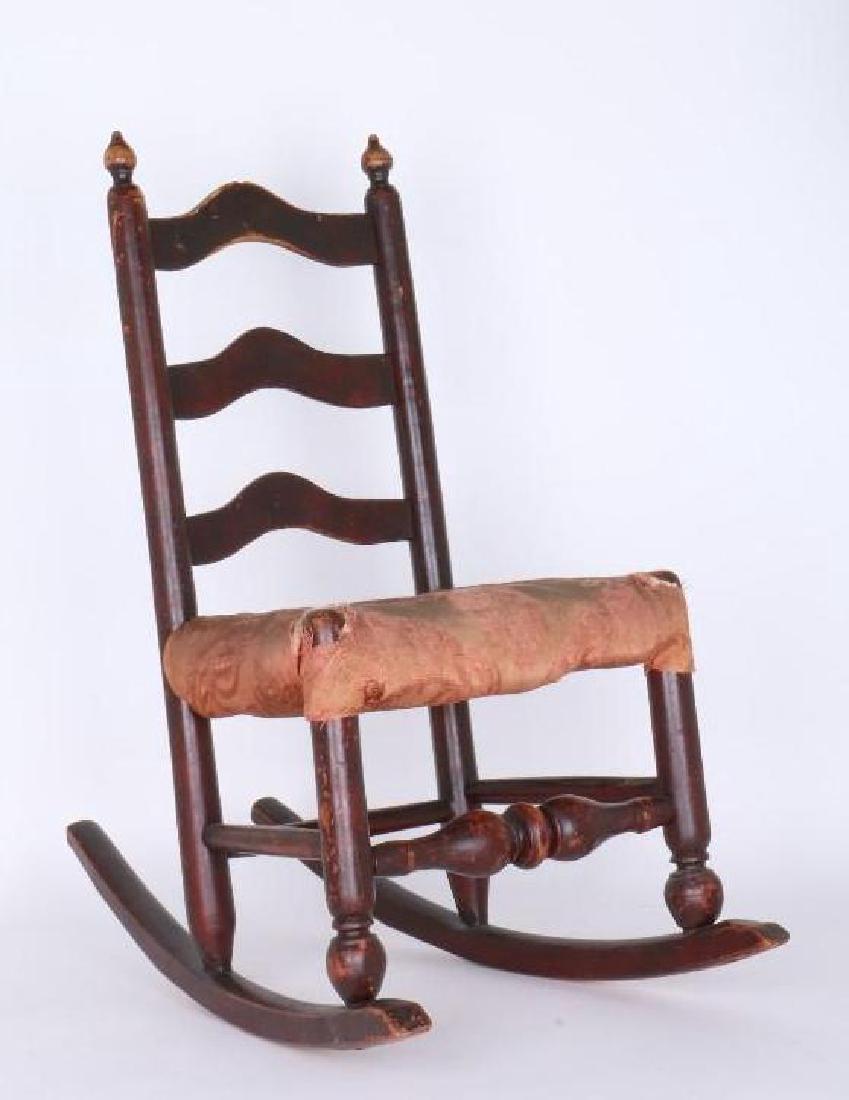 AMERICAN GRAIN PAINTED CHILD'S ROCKING CHAIR (1 of 3)