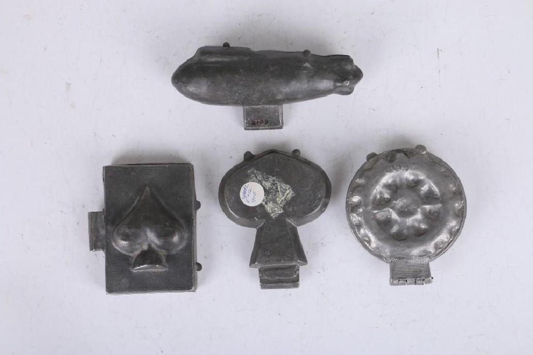 4 EPPELHEIMER PEWTER ICE CREAM MOLDS (1 of 6)