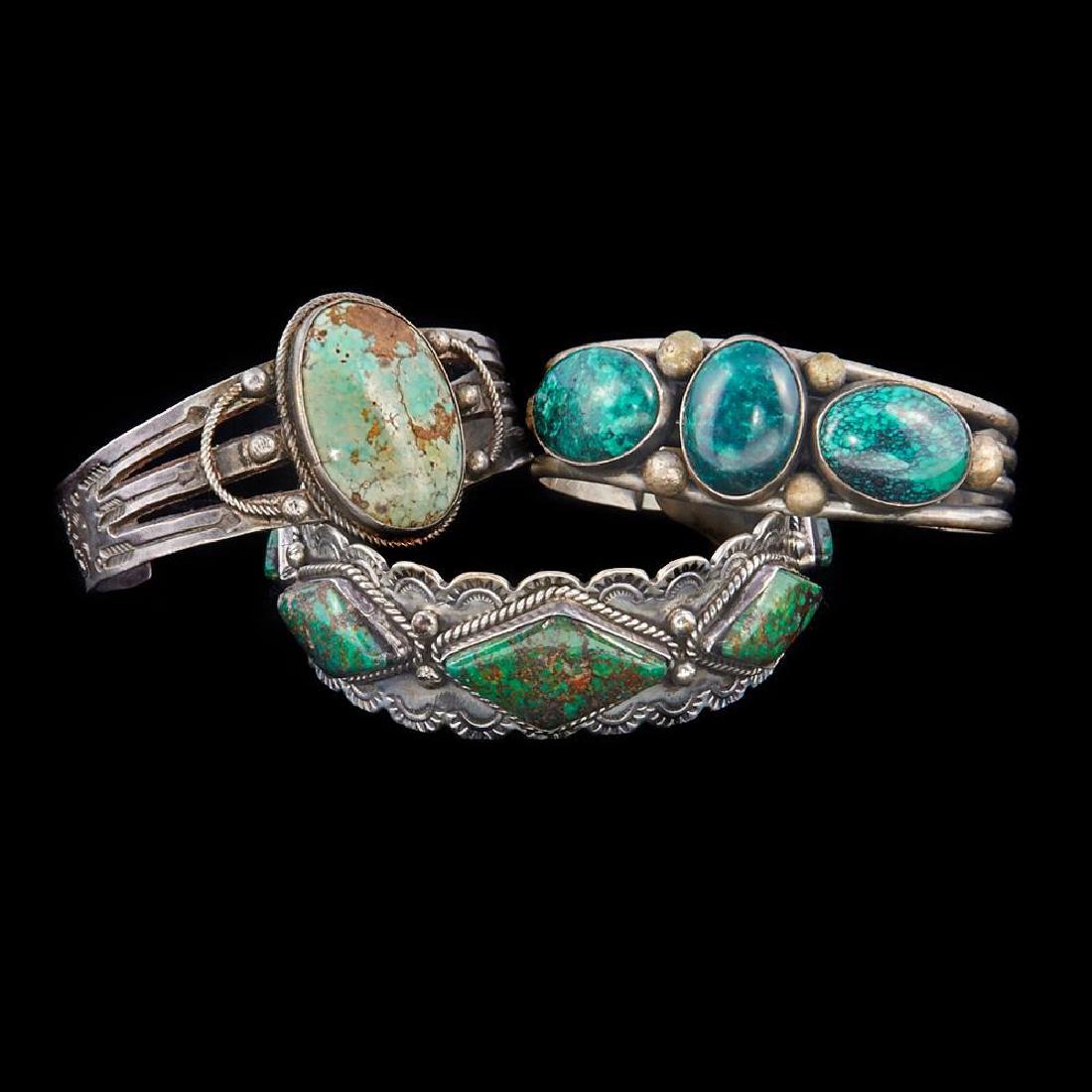 SOUTHWEST NATIVE AMERICAN CUFF BRACELETS (1 of 3)