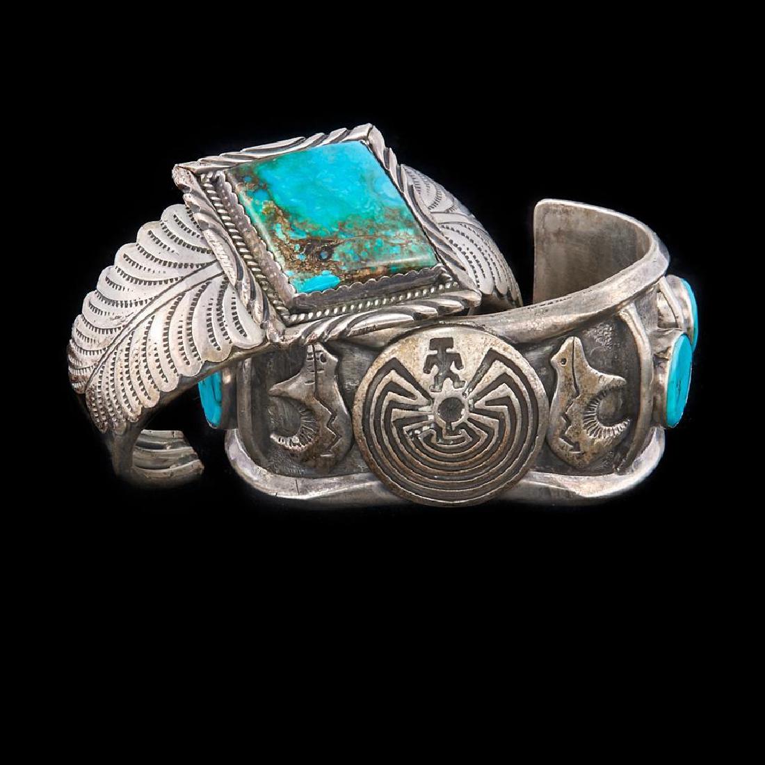 SOUTHWEST NATIVE AMERICAN CUFF BRACELETS (1 of 3)