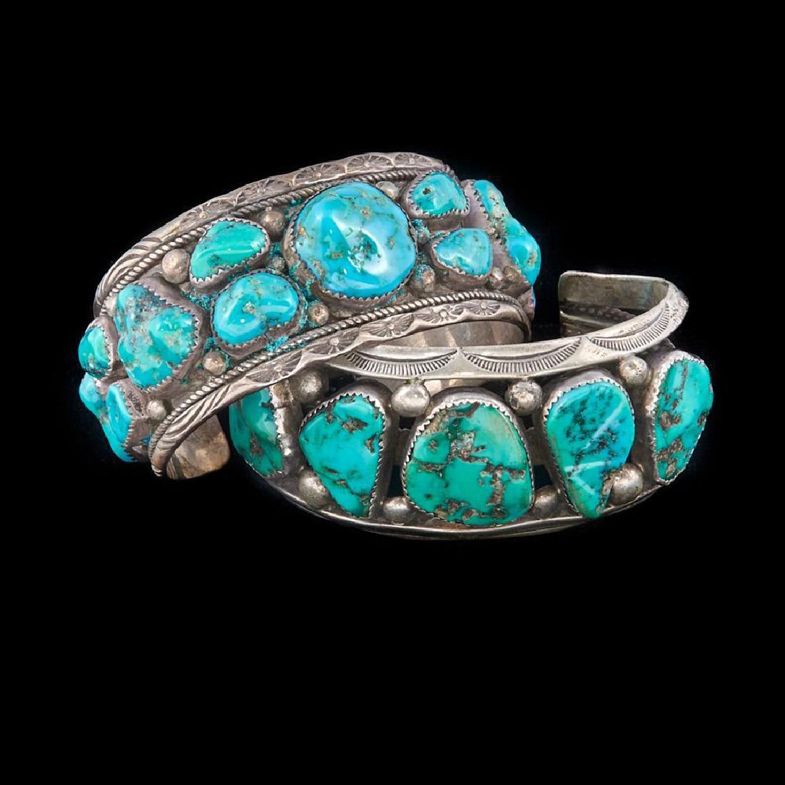 SOUTHWEST NATIVE AMERICAN CUFF BRACELETS (1 of 3)