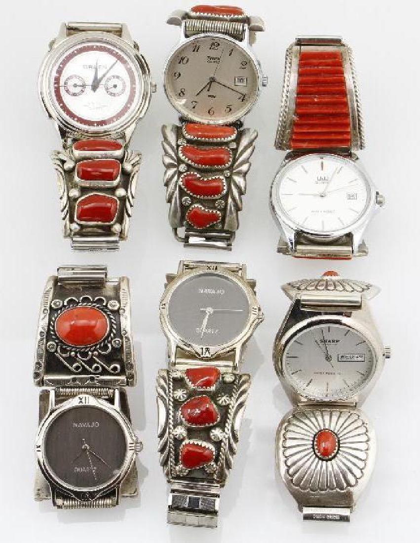 SOUTHWEST NATIVE AMERICAN WATCH BANDS (1 of 3)