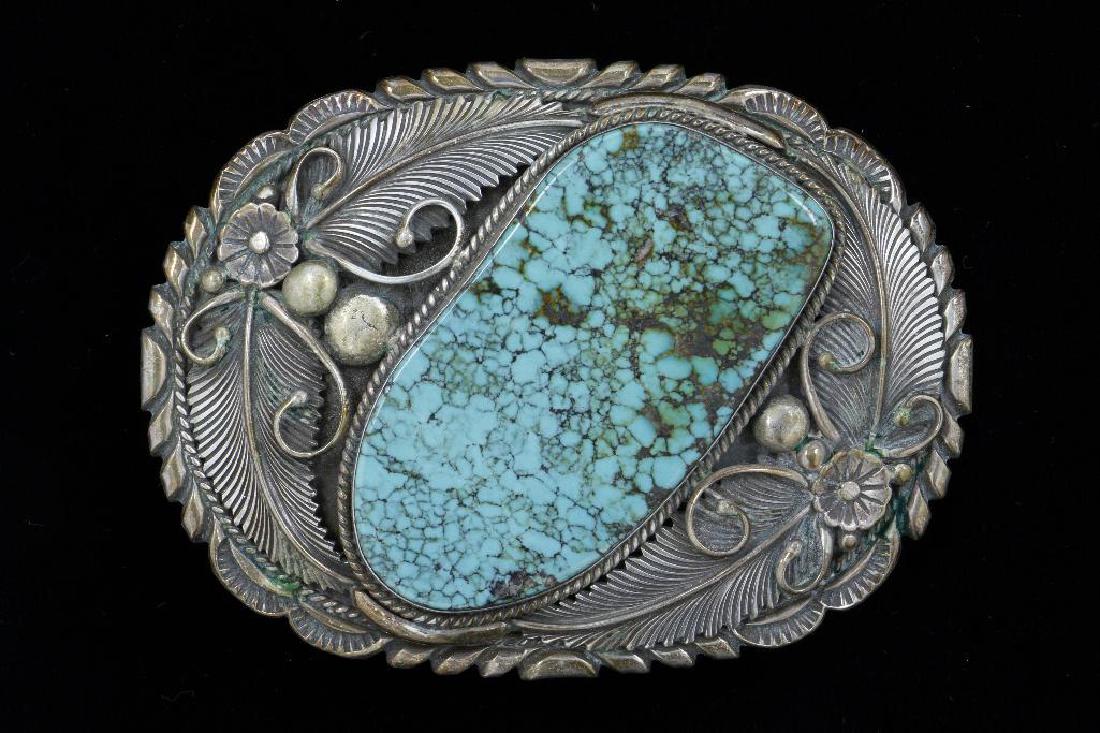 SOUTHWEST NATIVE AMERICAN BELT BUCKLE (1 of 2)