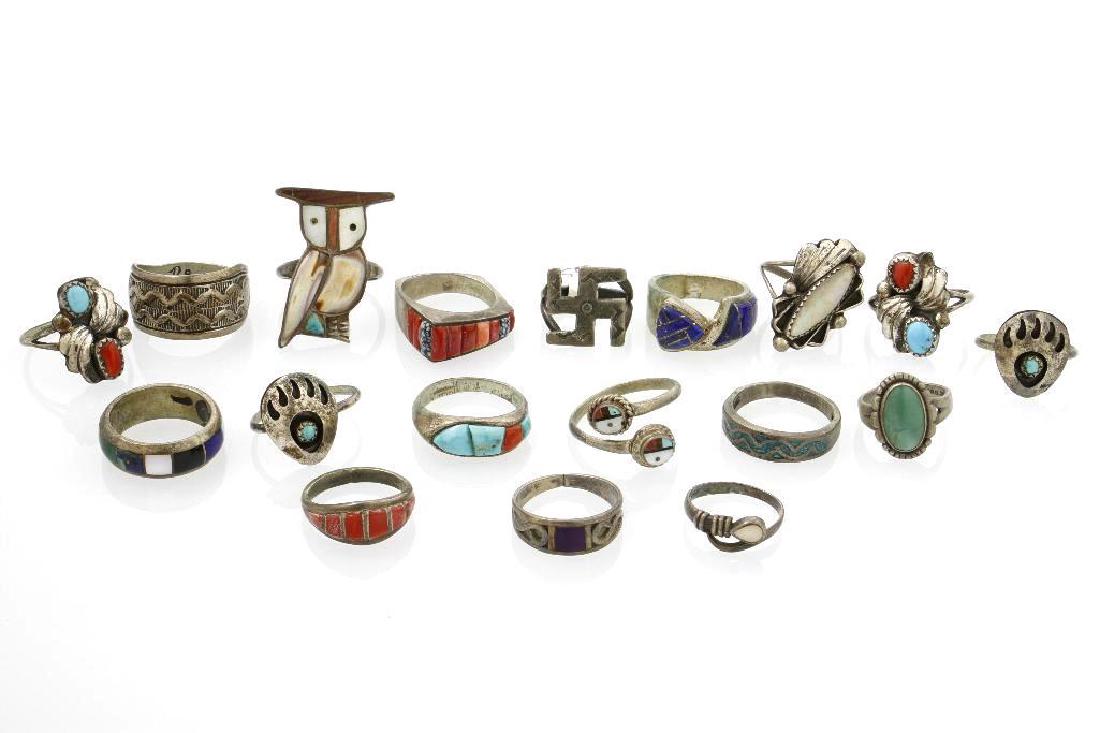 SOUTHWEST NATIVE AMERICAN RINGS (1 of 5)