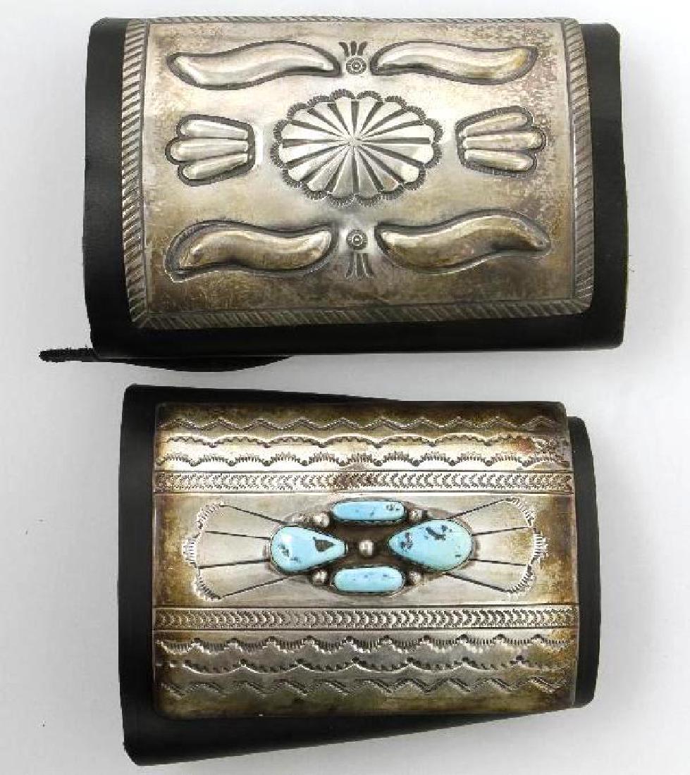 NAVAJO SILVER AND TURQUOISE KETOHS (1 of 3)