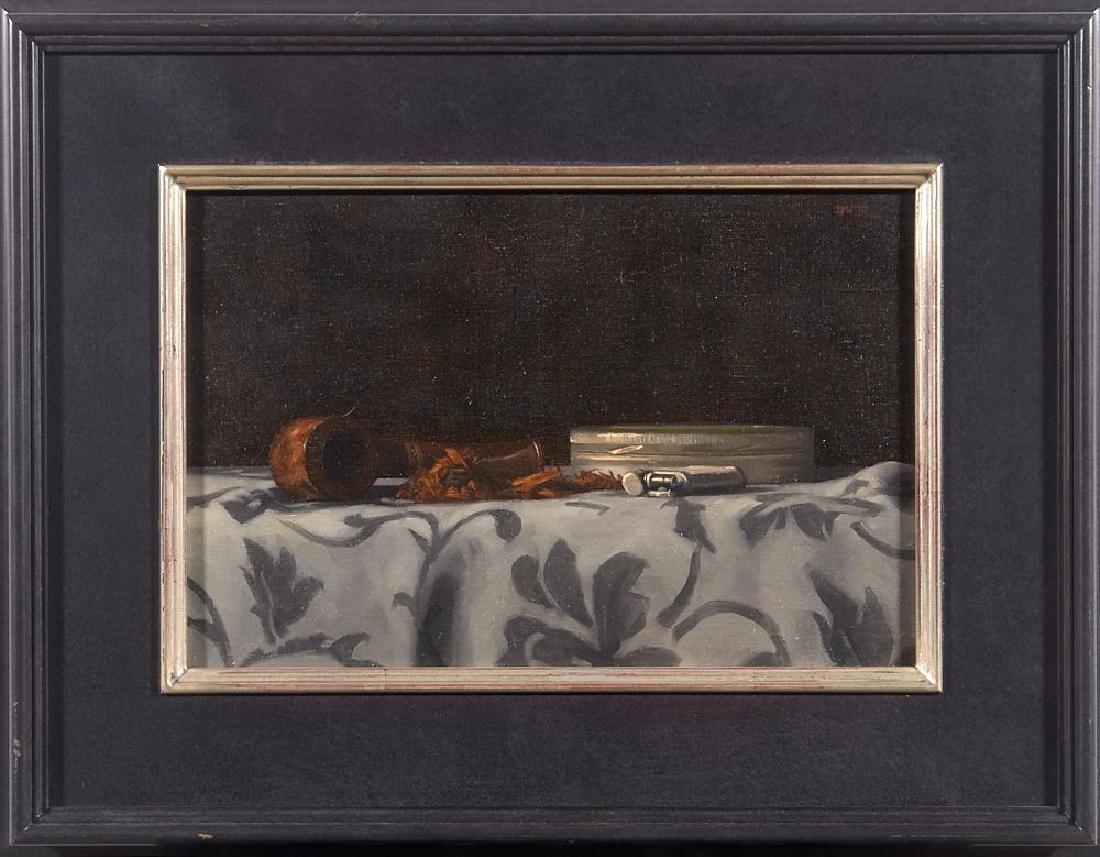 Nicholas Hiltner (20th/21st century): Artist: Nicholas Hiltner Signature: Signed top right Size: Artwork: 8 x 12 Frame: 13 3/4 x 17 3/4 Created: 2010 Medium: Oil on canvas