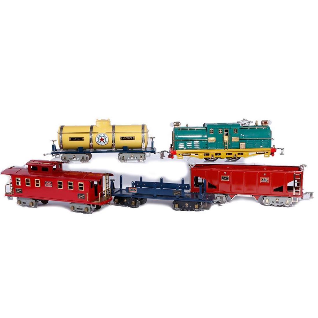 American Flyer Std. Gauge #4637 Locomotive & 4 Freights (1 of 6)