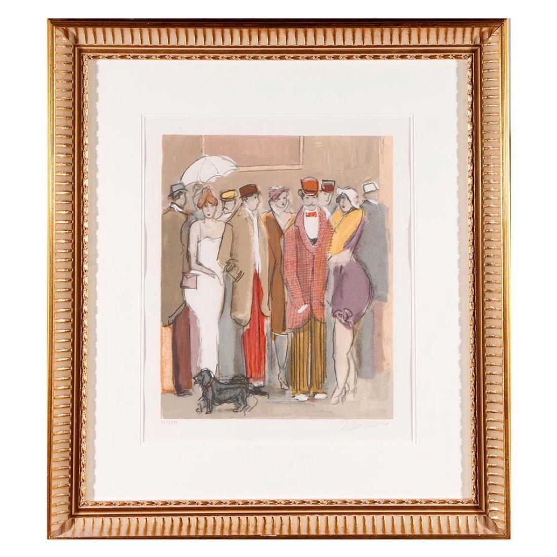 ISAAC MAIMON (1951): Artist: Isaac Maimon Signature: Lower right margin Artwork: 14 1/4 x 12 1/4 inches Frame: 26 3/4 x 24 1/4 inches Medium: Lithograph, 227/275