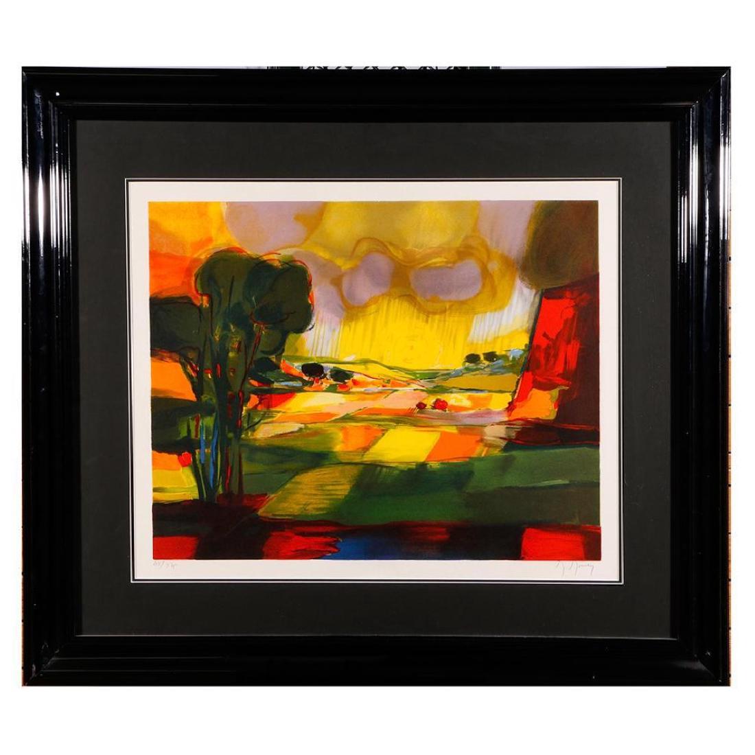 MARCEL MOULY (1918-2008): Artist: Marcel Mouly Title: Still Life Signature: Lower right margin Artwork: 20 1/4 x 24 1/2 inches Frame: 31 1/2 x 36 inches Medium: Lithograph, 45/275
