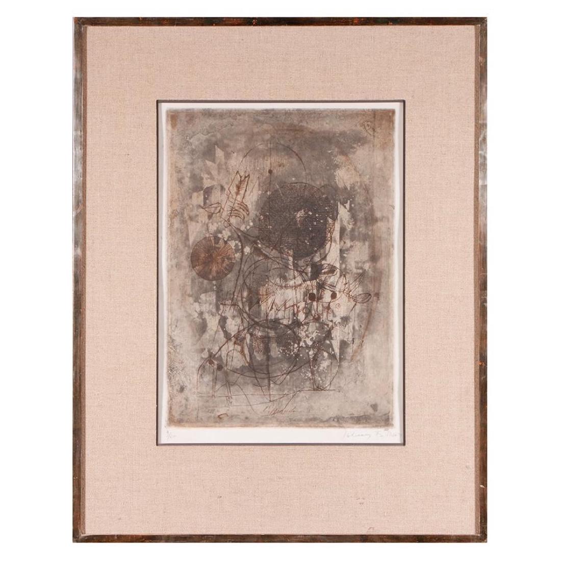 Johnny Gotthard Friedlaender (1912-1992): Artist: Johnny Friedlaender Signature: Lower right margin Artwork: 16 1/2 x 11 3/4 inches Frame: 27 1/4 x 21 1/2 inches Medium: Lithograph, 3/65