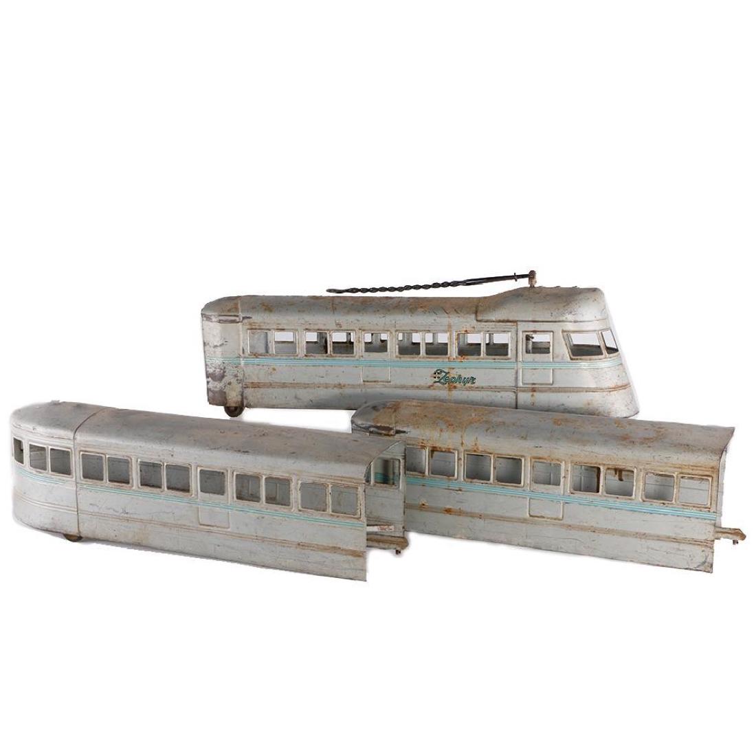 Burlington Zephyr floor train (1 of 4)