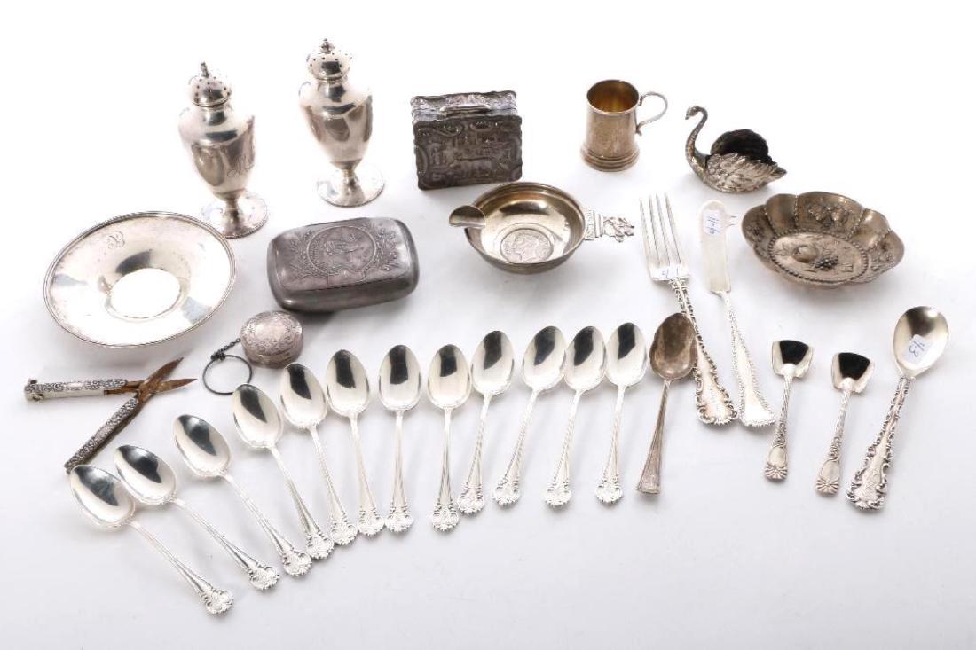 Misc. Groupings of Sterling & Silver Items, 29 pieces (1 of 10)