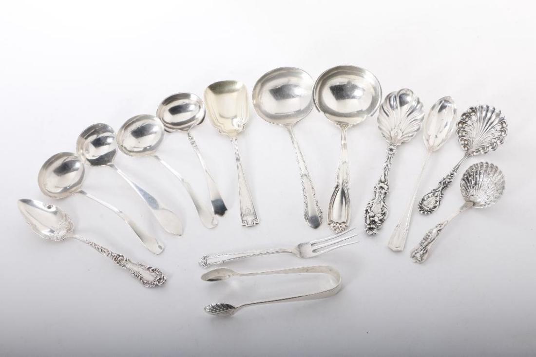 Misc. Groupings of 14 Pieces of Sterling Flatware (1 of 8)