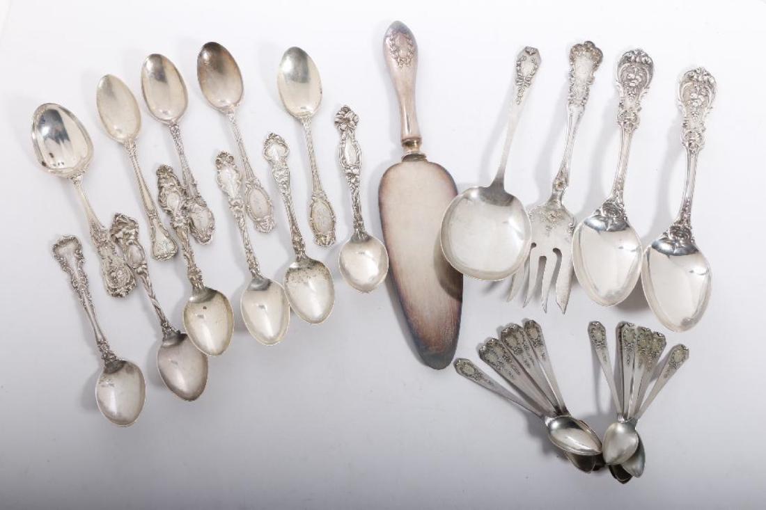 28 Misc. Sterling Silver Spoons in Varying Sizes (1 of 10)