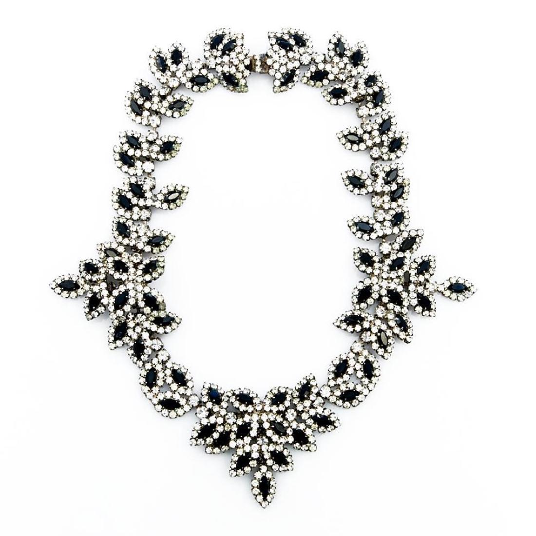 Kenneth Jay Lane rhinestone necklace (1 of 3)