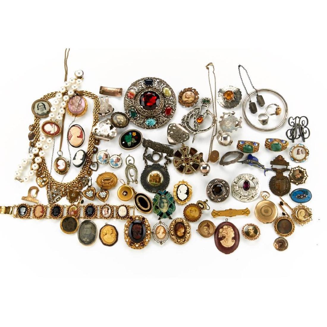 50+ Pieces, Vintage And Antique Jewelry And Accessories