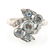 Diamond and 14k white gold ring