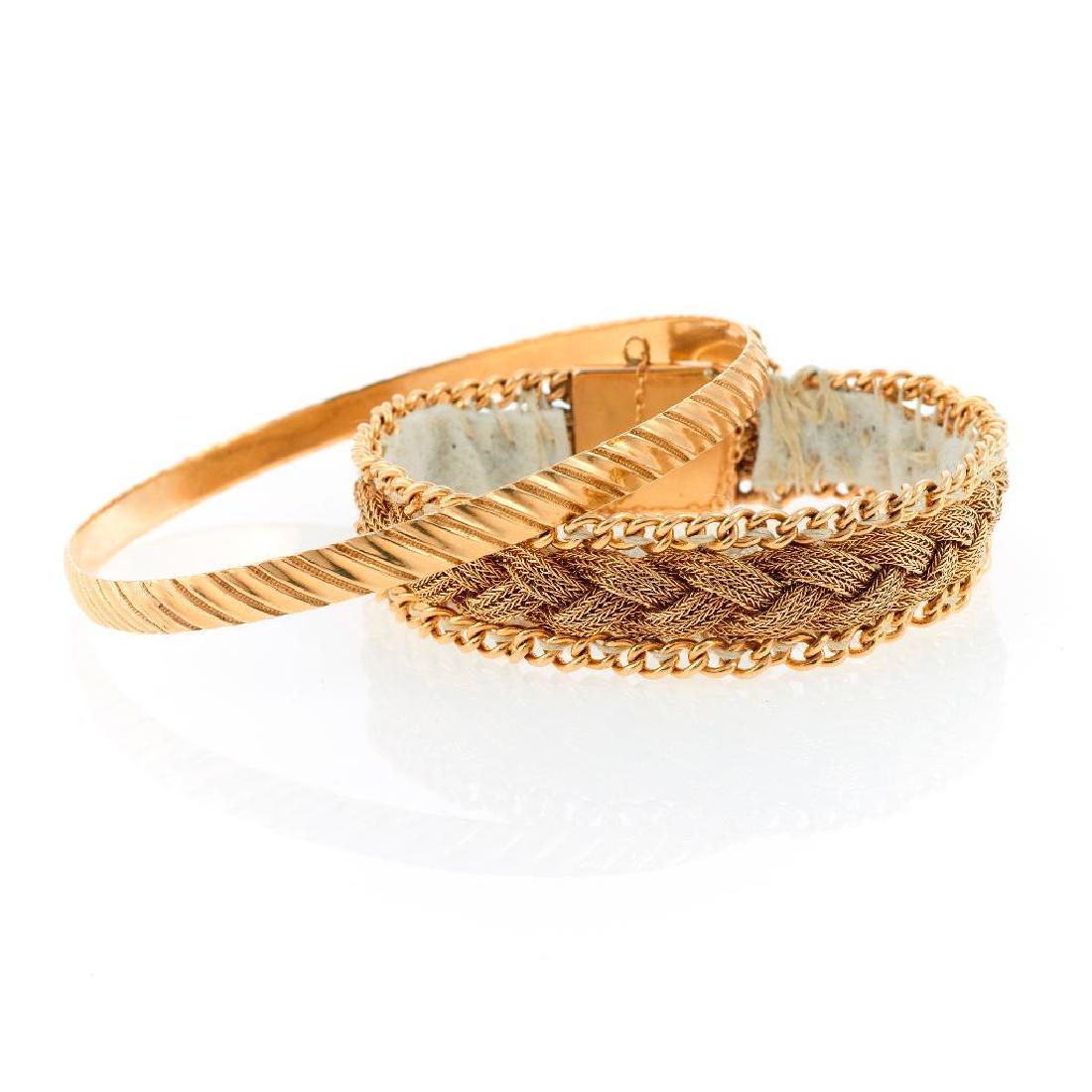 Two 14k gold bracelets (1 of 1)