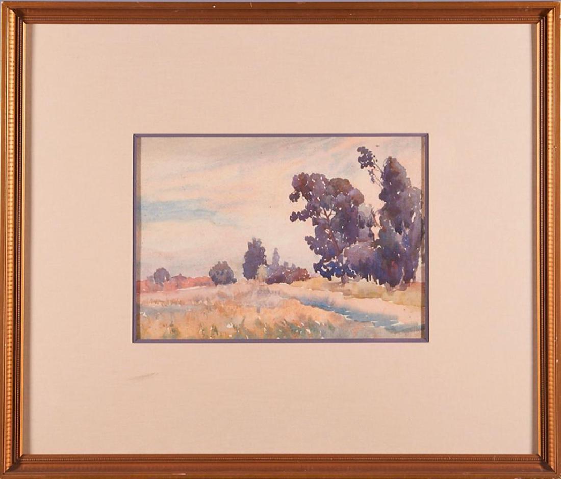 Arthur Bowen Davies (1862-1928): Artist: Arthur Bowen Davies (1862-1928). Signature: Lower right. Size: Artwork: 9 1/2 X 13 1/2 inches. Frame: 21 3/4 X 25 3/4 inches. Medium: Watercolor.