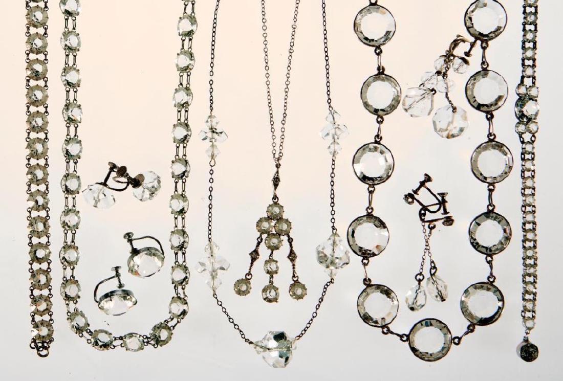 Collection of 10 antique & deco rock crystal, bead and (1 of 1)